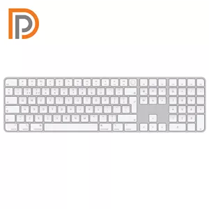 کیبورد اپل مدل MK2C3 با حسگر اثر انگشت و عدد دار
