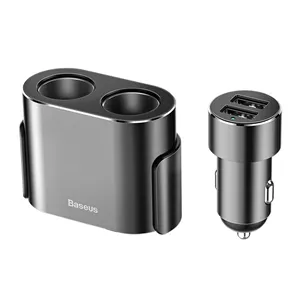 فندکی خودرو باسئوس مدل Dual Cigarette Lighter 80W