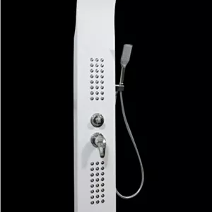 پنل دوش سفید کروم کد 1040