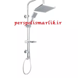 علم دوش حمام مدل موج کروم (ضمانت دار)