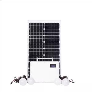 سیستم روشنایی خورشیدی 30 وات مدل لیتیومی کد SCPK-30 ظرفیت 130 وات ساعت (همراه با شارژر برق شهری)