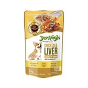 پوچ سگ جرهای طعم مرغ و جگر Jerhigh