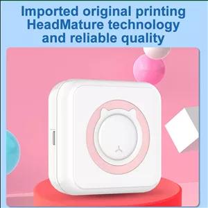 مینی پرینتر حرارتی AURTEC، چاپگر بدون جوهر بلوتوث بی سیم قابل حمل