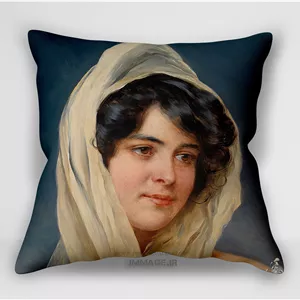 کوسن نقاشی کلاسیک ، موزه ایی توسط اوژن فون بلاس ایتالیایی ۱۸۴۳ ۱۹۳۱ ۱۸ (art 1291)