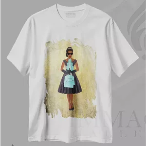 تیشرت طرح دار Gold, Teal And Black, African-American,خرید فانتزی، طلایی، فیروزه ای و مشکی، آفریقایی-آمریکایی اثر آماندا گرینوود