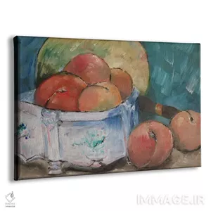 تابلو کلاسیک کاسه میوه اثر پل سزان