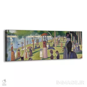 تابلو کلاسیک بعدازظهر یک شنبه در جزیره لاگرانژات اثر ژرژ سورا