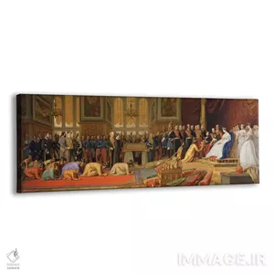 تابلو کلاسیک 27 June 1861,پذیرایی از سفیران سیامی توسط امپراتور ناپلئون… اثر ژان لئون ژروم