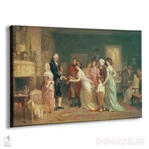 تابلو کلاسیک 1798,زادروز واشنگتن، ۱۷۹۸ اثر ژان لئون ژروم فریس