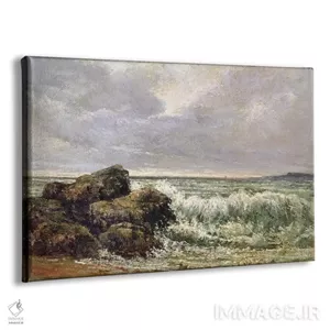 تابلو کلاسیک 1869 ,موج، ۱۸۶۹ اثر گوستاو کوربه