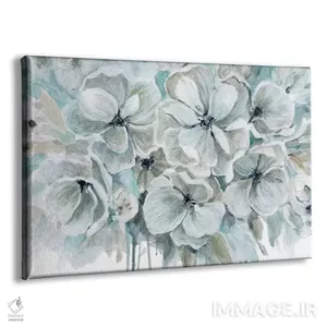 تابلو دکوراتیو هارمونی فیروزه ای ۱ اثر کارول رابینسون