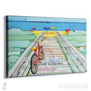 تابلو دکوراتیو سواری با موج اثر دنی فیلیپس