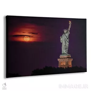 تابلو دکوراتیو تندیس در طلوع ماه اثر دیوید گارباورر