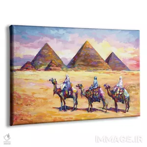تابلو دکوراتیو اهرام جیزه، مصر اثر لئون دوونیس