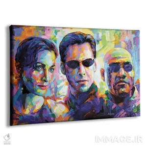 تابلو دکوراتیو Trinity & Morpheus,نئو، ترینیتی و مورفئوس اثر لئون دوونیس