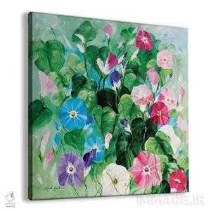 تابلو دکوراتیو دسته گل شکوفه صبحگاهی اثر لیندا راوچ