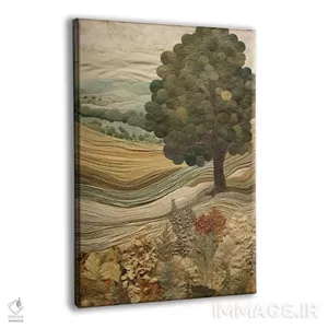تابلو دکوراتیو پته دوزی توسکانی هفتم اثر ریلیب 