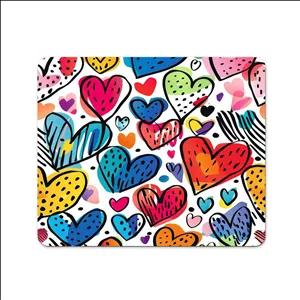 پد موس - پد ماوس چیتوکالا  مدل قلب های رنگارنگ کد DKMP44