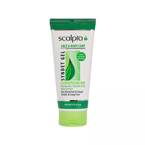 ژل شوینده غیر صابونی صورت و بدن پوست چرب Scalpia