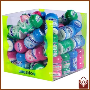 آدامس بدون قند مغزدار 60 گرمی منتوس ترک - با طعم نعناع تند