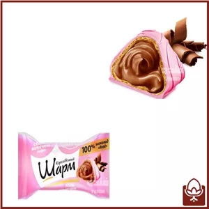 ویفر مغزدار شکلاتی ABK اوکراین (Royal Charm) مدل رز