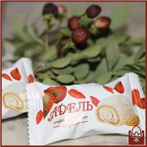 ویفر مغزدار روسی آکوند آدل 500 گرمی – مدل АККОНД АДЕЛЬ | شکلات خوشمزه با مغز بادام کامل