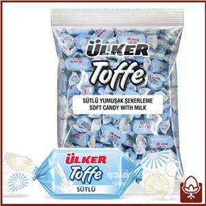 تافی پذیرایی اولکر با طعم شیری