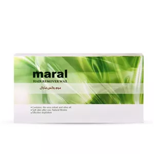 وکس موبر صورت مارال جلبک وزیتون مقدار 500 گرم 