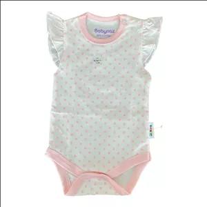 بادی ركابی صورتی خالدار بیبی ناز