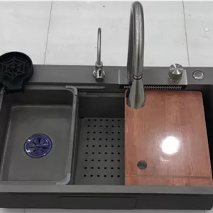 سینک ظرفشویی مدل آبشاری 75 سانتی برند هوادیائو Hawadia