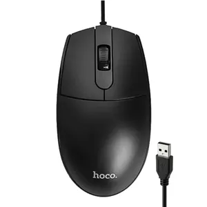 ماوس باسیم هوکو مدل GM50 | طراحی خوش‌دست، اتصال USB و مناسب استفاده روزمره