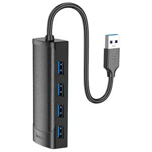 هاب 4 پورت USB 3.0 هوکو مدل HB41 (سرعت  5Gbps  / کابل  0.2m )