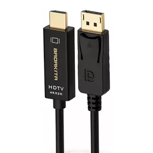 کابل تبدیل DisplayPort به HDMI برند باداکیتا (Badakita) طول 1.8  متر (4K/60Hz)
