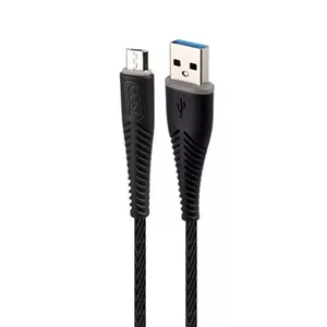 کابل شارژ و انتقال دیتا USB به MicroUSB تسکو (TSCO) مدل TCA 350 طول ۱ متر