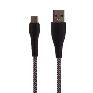 کابل شارژ و انتقال دیتا USB به Type-C تسکو (TSCO) مدل TC C201 طول ۱ متر