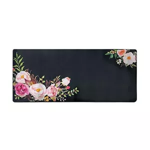 ماوس پد گیمینگ 70x30 طرح گل | دور دوخت و روان
