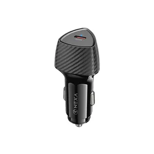 شارژر فندکی 30 وات نکسا مدل R130 با پورت USB-C فست شارژ PD