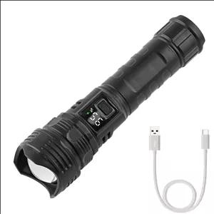 چراغ قوه شارژی مدل Super Light دارای نمایشگر شارژر