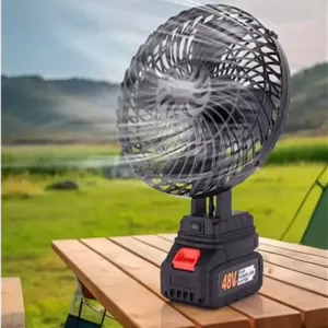 پنکه شارژی لیتیومی مدل FAN LITHIUM 48V دوباتری