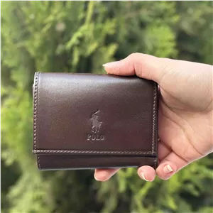 کیف پول چرم پولو مردانه کد (3629)