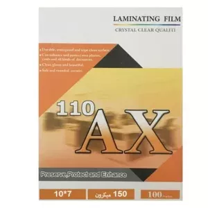 طلق پرس کارت 150 میکرون سایز 10*7 برند AX