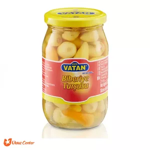 ترشی فلفل Bizim Vatan وزن خالص 180 گرم