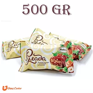 شکلات روسی قهوه ای آکوند با طعم فندق 500 گرم