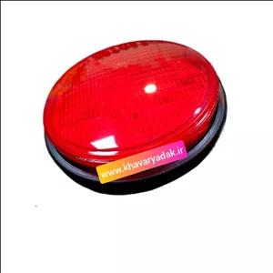 چراغ استپ گرد ثابت و فلاشر چشمک زن دوکاره 24 ولت