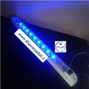 چراغ سقف کلید دار 12 ولت دو حالته سه لاین smd دو لاین سفید و یک لاین چراغ شب خواب آبی برای کلیه ماشین های سواری، نیسان ،وانت