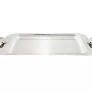 سینی دیاکو دسته براق رویال بزرگ  کف گلدار کد 372sh