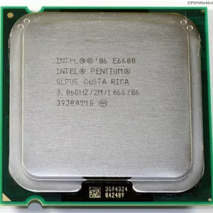 پردازنده کامپیوتر اینتل سری Wolfdale مدل E6600 Pentium استوک