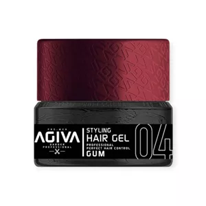 ژل حالت دهنده مو کاسه ای آگیوا (Agiva) شماره 04 مدل گام (Gum) حجم 200gr