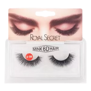 مژه مینک طبیعی دست ساز Royal Secret رویال سکرت کد A-08
