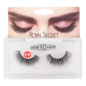 مژه مینک طبیعی دست ساز Royal Secret رویال سکرت کد  A-06